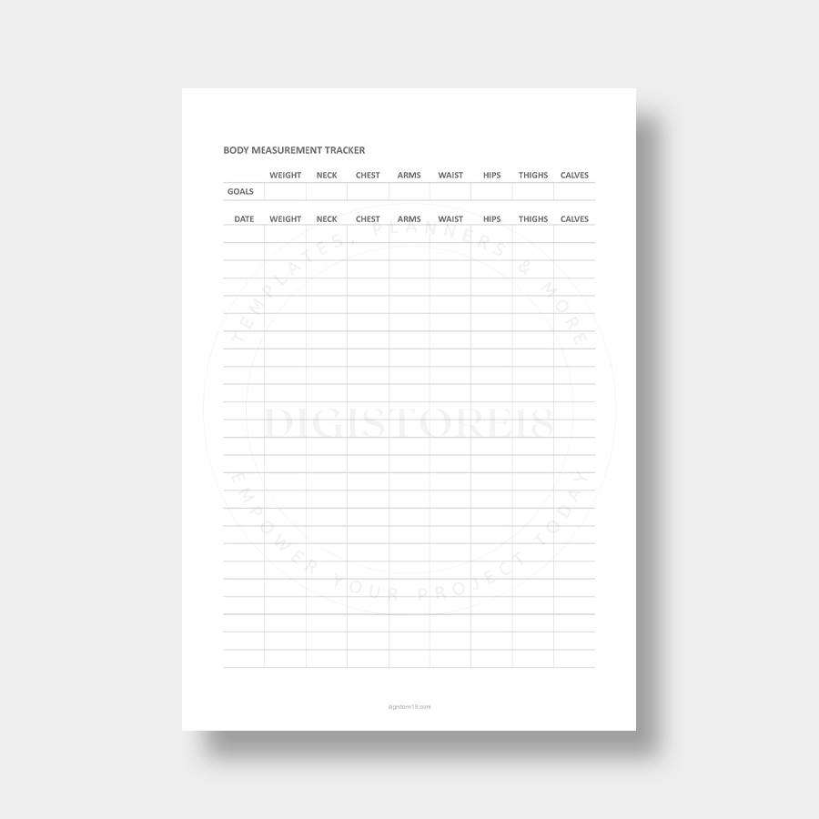 Body Measurement Tracker